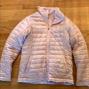 Girls reversible Northface coat